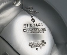 Sauciere - versilbert - Enlgand um 1920 - Walker & Hall - #1026