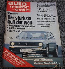 AMS 12/1979 VW Golf Tuning, Peugeot 505, Irmscher Opel Ascona i 2000, Prelude