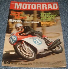 Das Motorrad 24/1970 Honda Dax 50, Gilera Story 2, Deutsche Trial Meisterschaft
