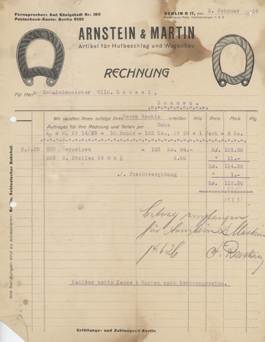 Rechnung berlin arstein martin - rechnung,