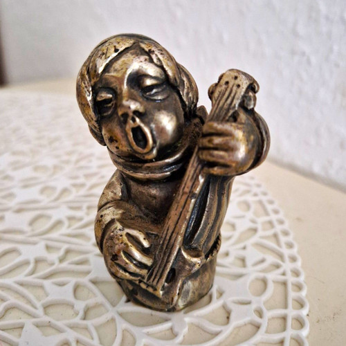 Zinnfigur gestempelt musiker - zinnfigur,