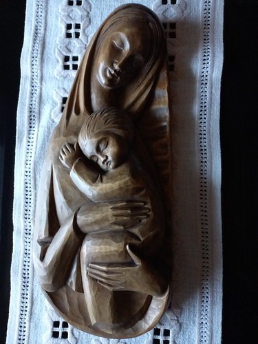 Holz schnitzerei madonna - holz, schnitzerei,