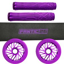 F26 Stunt-Scooter Ersatzteile Ethic Griffe 110mm Abec11 Rollen Griptape Lila