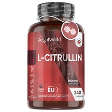 L-Citrullin - 240 Kapseln - 3000mg - Fitness sport training - Leistungsfähigkeit