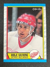 1989-90 O-Pee-Chee #278 Borje Salming Detroit Red Wings