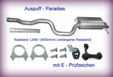Endschalldämpfer für VW T5