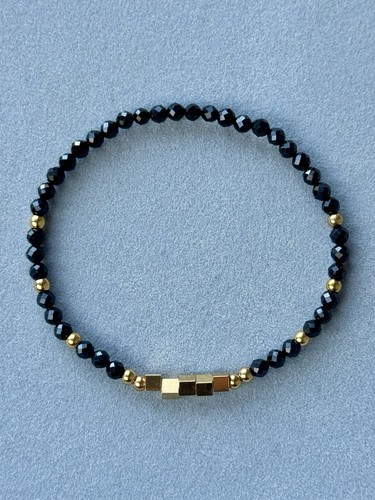 Schwarzer turmalin armband - turmalin, –