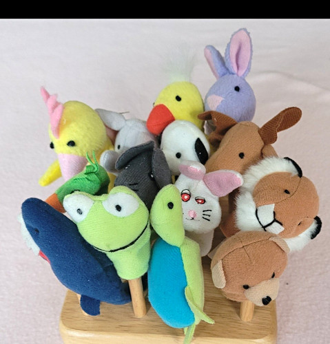 Fingerpuppen set titta djur - fingerpuppen,
