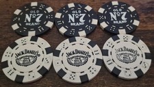 6x Jack Daniels Whisky Poker