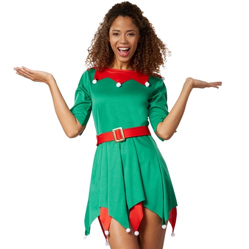Frauenkostüm weihnachtselfe - frauenkostüm,