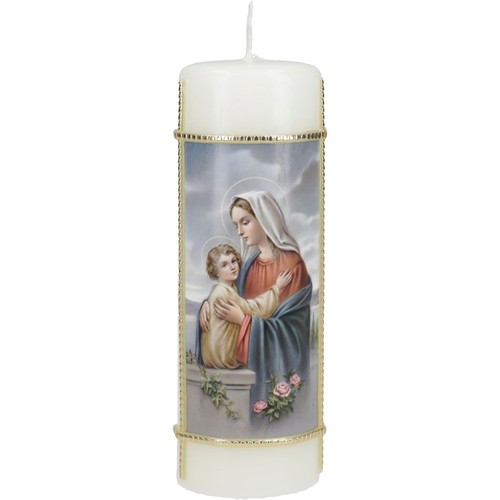 Motivkerze kerze maria mit - kerze,