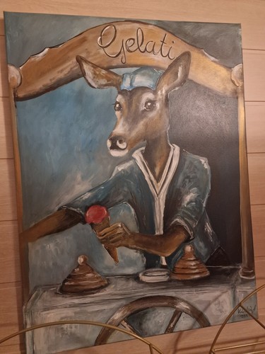 Reh als eisverkäuferin - als,