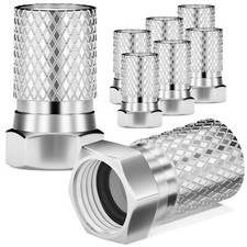 8x F-Stecker 8,2 mm verbinder