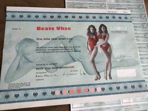 Beate uhse aktie - beate, von