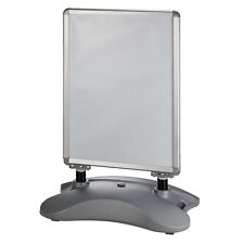 Plakatständer Plakathalter Aufsteller Werbeständer DIN A1 grau wasserbefüllbar