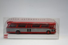 BUSCH 44501 Amerikanischer Bus Fishbowl rot   H0  1:87 OVP KM5014