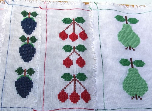 Fruchtige tischsets unikate - fruchtige,