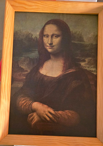 Gerahmter mona lisa kunstdruck - lisa,