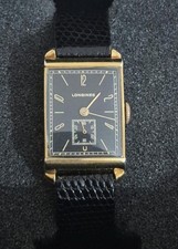 Longines Art Deco 10k Gold gefüllt Ref T240531 s