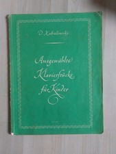 Notenbuch Ausgewählte Klavierstücke Für Kinder / D. Kabalewski