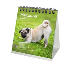 Mopszauber Tischkalender 10cm