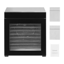 Dörrgerät Dörrautomat 10 Tabletts Edelstahl 1kW für Obst Trocknen