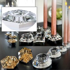 Kerzenhalter aus Kristallglas