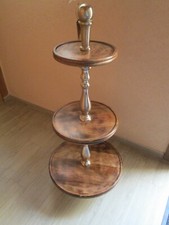 Etagere 3er Mangoholz/Metall