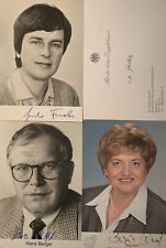 Berger, Diezel & Fuchs  * Mini Konvolut Politik * Original Autogramme * 