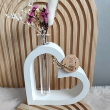 DIY Herzförmige Vasenform -