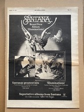 SANTANA ILLUMINATIONS POSTER