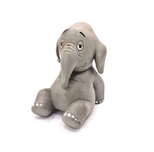 Elefant Wendelin sitzend 7cm