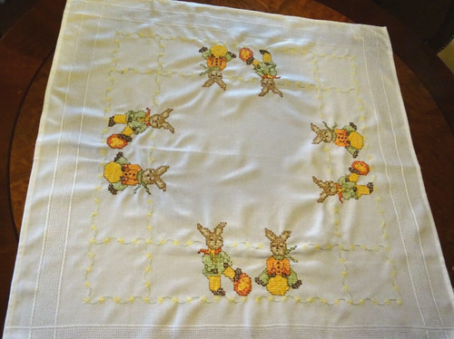 Handbestickte tischdecke - handbestickte,