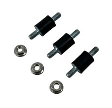 QTY 3 INSTRUMENT GAUGE RUBBER