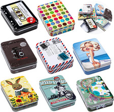 8 Stück Metalldosen mit