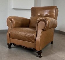 Antik Ledersessel Vintage