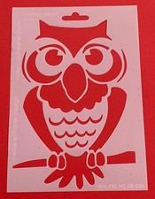 Schablone - A5 Lustige Vögel - Eule HS SB 436 Heike Schäfer - gebraucht