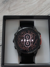 GARMIN fenix® 8 - 47 mm AMOLED Smartwatch Edelstahl Silikon, 22 mm, Schwarz