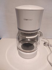 Kaffeeautomat CLATRONIC KA 3555,Gebraucht 8-10 Tassen, weiss, Nachtropfsicherung