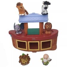 little people Arche Noah mit 5 Tieren und Noah 2005 Fisher-Price Make Believe