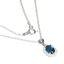 925 Sterlingsilber Ovaler