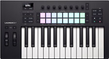 Novation Launchkey 25 MK4 USB Midi Keyboard Controller DAW Synthesizer Pads BK