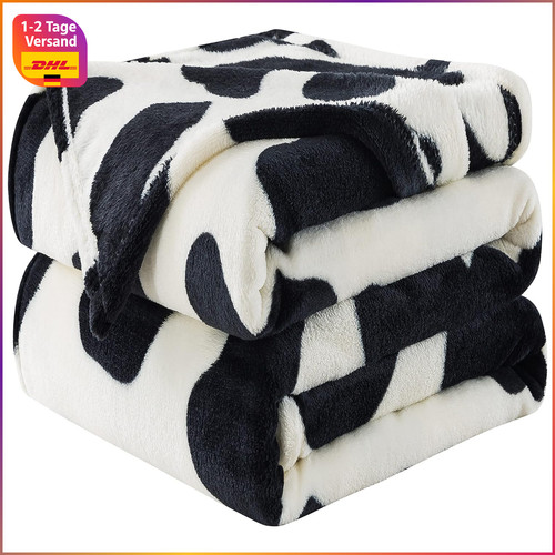 Kuscheldecke fleece schwarz - kuscheldecke,