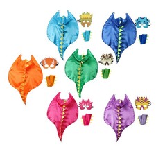 Drachen Kostüm Umhang Fantasy mit Hut Cosplay Drachenflügel Kostüm für Party