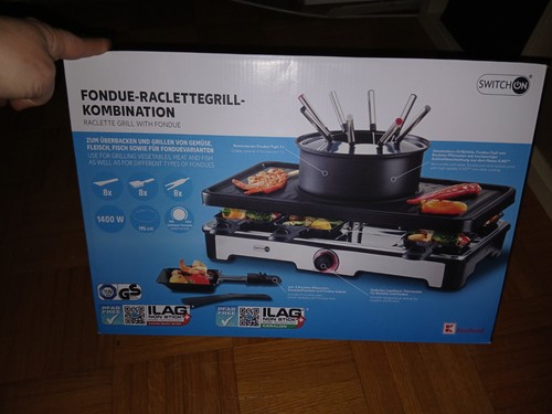Fondue raclette set - fondue,