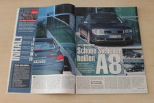 Auto Bild 36/2002 Audi A8 4.2 quattro mit 335PS im ersten Fahrbericht auf 4 Seit