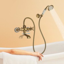 Antik messing badewannenar bad - antik,