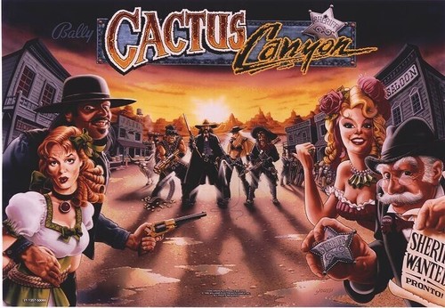 Cactus canyon translite für - cactus,