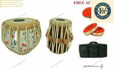 3D Bedruckt Folk Musical Schlagzeug Instrument Messing Tabla Set Mit Tasche