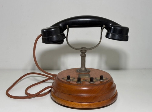 Telefon aus schwarzem - , bakelit